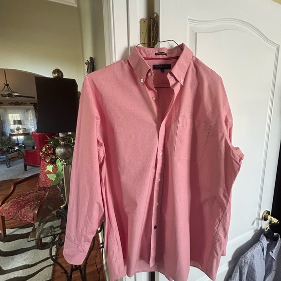 Tommy Hilfiger Other - Tommy Hilfiger Men's Pink Casual Button-Down Shirt